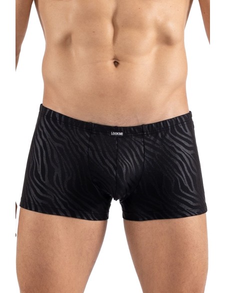 Boxer noir  gold Zebra - LM2403-67BLK