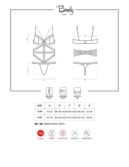 Body Bondy - Negro