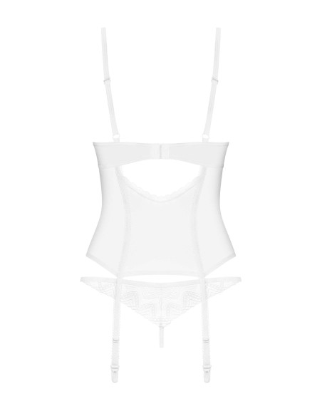 Alissium corset and thong - White