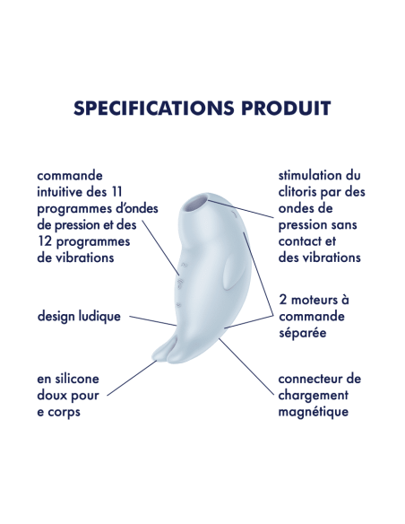 Verzegel je snel Satisfyer - Luchtpuls en trilling
