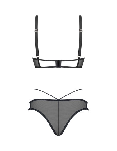 Vila blanes 2-delige set - Zwart