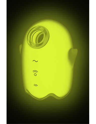 Glowing Ghost Satisfyer Groen USB Fluorescerende vibratie en gepulseerde luchtclitorisstimulator - CC597852