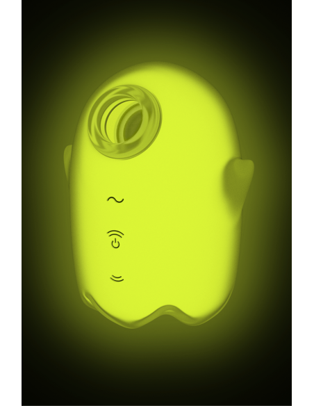 Glowing Ghost Satisfyer Groen USB Fluorescerende vibratie en gepulseerde luchtclitorisstimulator - CC597852