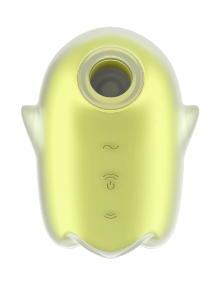 Glowing Ghost Satisfyer Groen USB Fluorescerende vibratie en gepulseerde luchtclitorisstimulator - CC597852