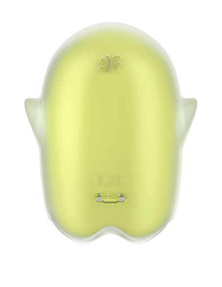 Fluorescerende clitorisstimulator trillingen en gepulseerde lucht USB groen Glowing Ghost Satisfyer - CC597852