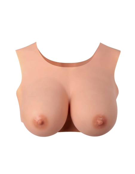 Realistic Breast Bust Light Skin Color Size XL Cup G - CC730014019406