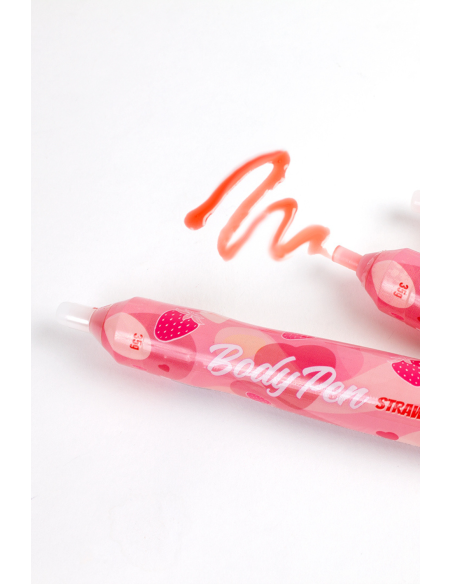 Stylo corporel bodypaint comestible fraise - SP6267