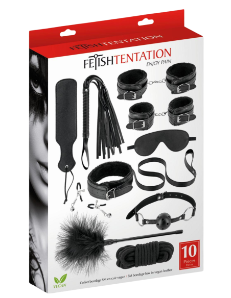 BDSM doos 10 vegan lederen producten Fetish verleiding - CC520182001020