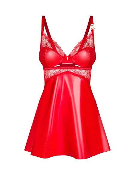 Aliosa babydoll and thong - Red
