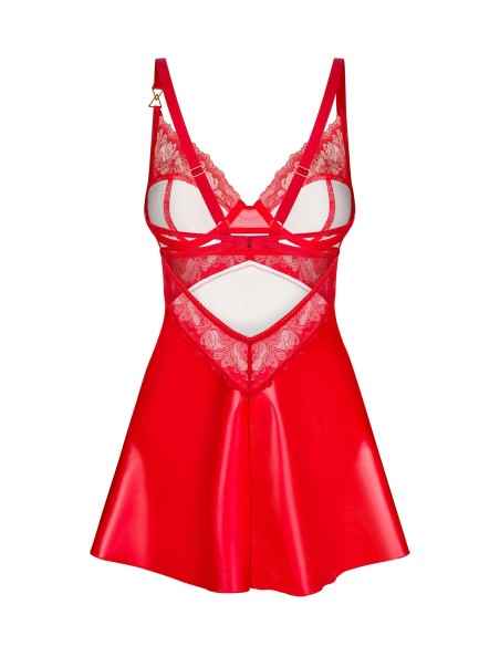Aliosa babydoll and thong - Red