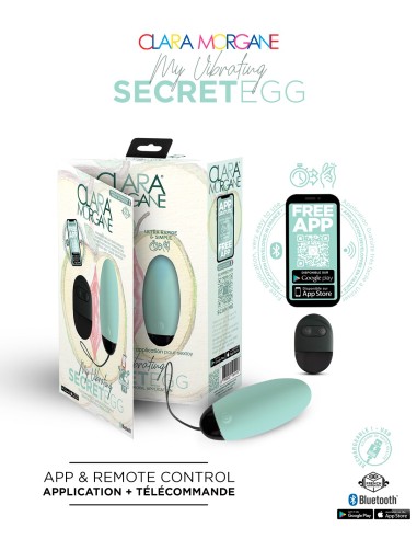 My vibrating secret egg - Bleu