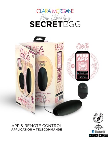 My vibrating secret egg - Black