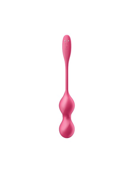 Love Birds 2 Bolas Geisha vibratorias fucsia Satisfyer con mando a distancia - CC597866