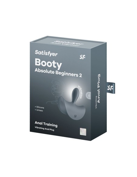 Booty Absolute Beginners 2 Satisfyer Vibrador Anal Unisex Gris - CC597864