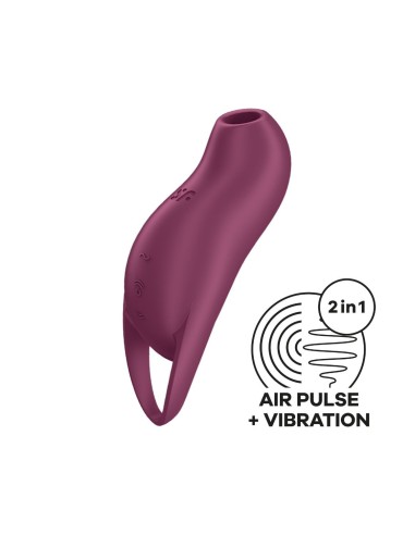 Satisfyer Pocket Pro 1 paarse clitorisstimulator - CC597860SA