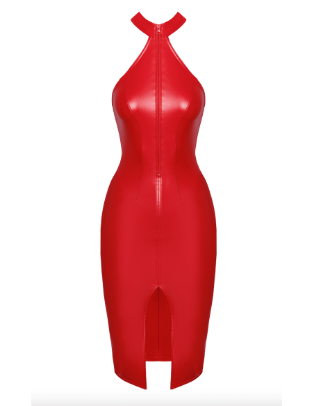 Vestido midi F354 Orgia Rojo