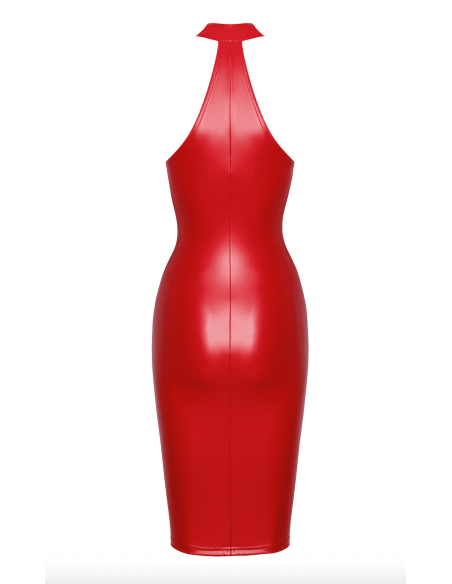 Vestido midi F354 Orgia Rojo
