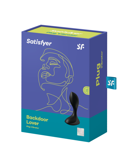 Vibromasseur anal Satisfyer Backdoor Lover - Noir