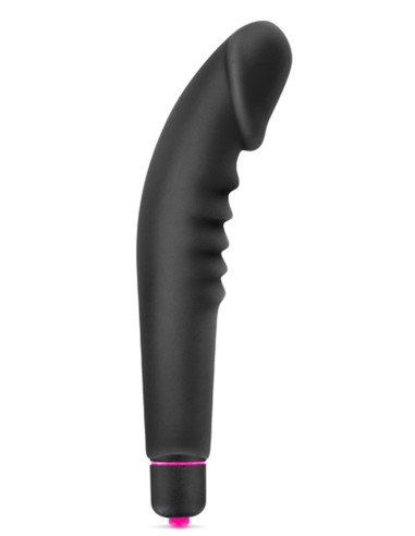 Realistische G-spot stimulatorvibrator zwart siliconen 7 snelheden - CC5740100010