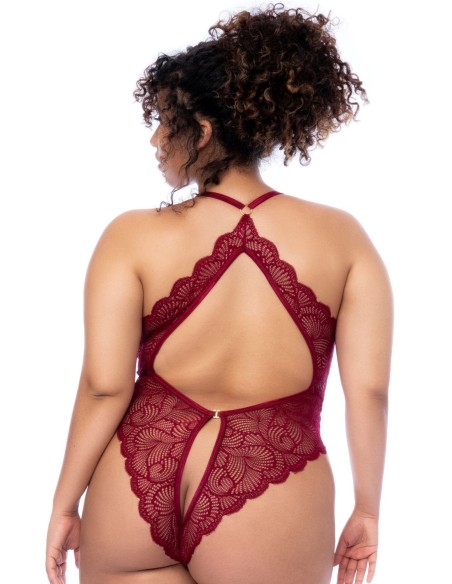 Body talla grande color frambuesa - MAL8875XROSW