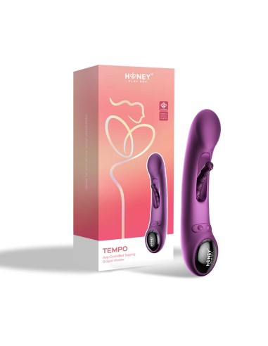 Tempo G-spot vibrator with pressure sensors and app