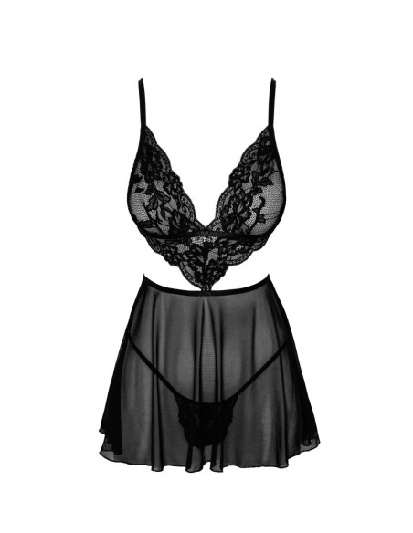 French Kiss 242 babydoll - zwart