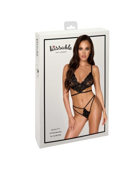 French Kiss 240 lingerieset - zwart