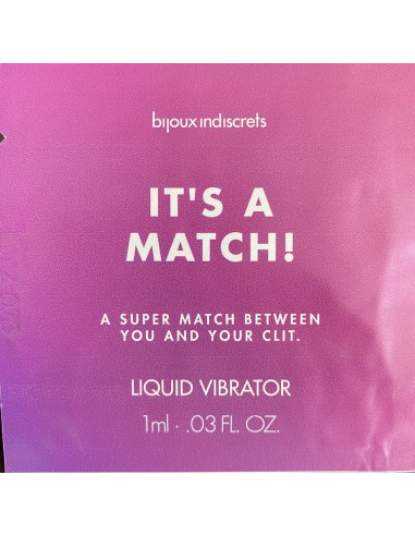 Liquid vibrator pod - IT'S A MATCH - Clitherapy - 1ml