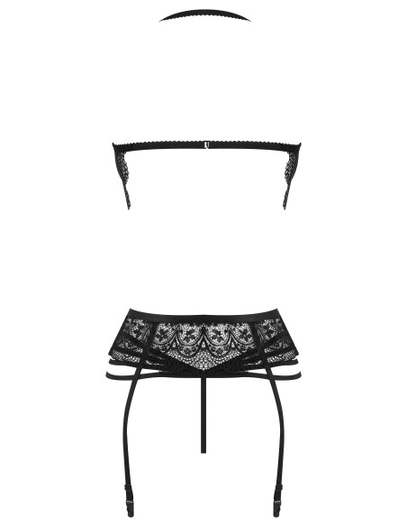 Lace Temptation ensemble - noir