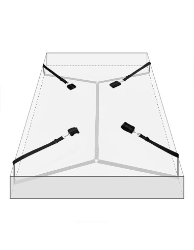 Dreamy Fetish Bed Cuffs - 352401002