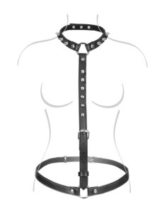 Busteharnas met picotpunten Fetish Tentation - CC570410