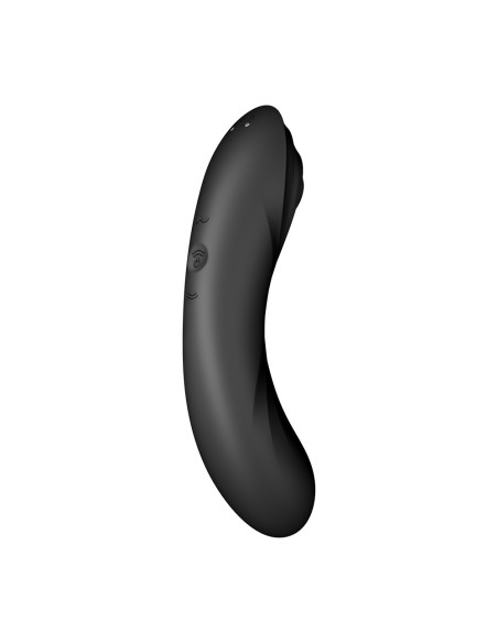 Estimulador de Clítoris y Vibrador 2 en 1 Curvy Trinity Black 4 Satisfyer - CC597773