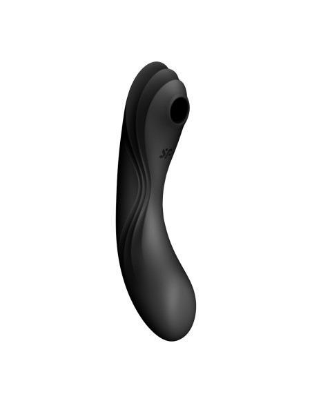 Estimulador de Clítoris y Vibrador 2 en 1 Curvy Trinity Black 4 Satisfyer - CC597773