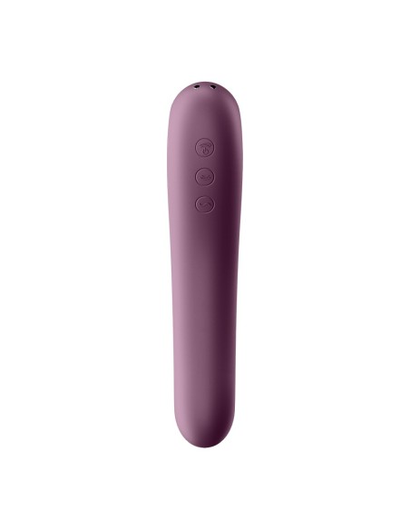 2 in 1 Clitorisstimulator en Dual kiss vibrator rood Satisfyer - CC597774