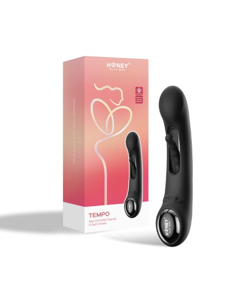 Tempo G-spot vibrator with pressure sensor and app Black