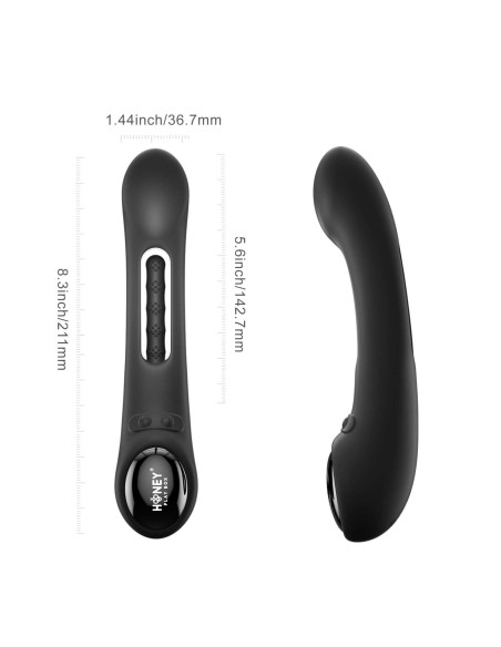 Tempo G-spot vibrator with pressure sensor and app Black