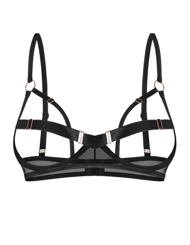 Euridia soutien-gorge ouvert - Noir