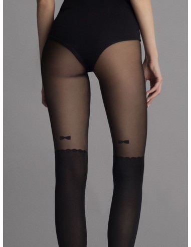 Vintage Bow Collants 40 DEN - Noir