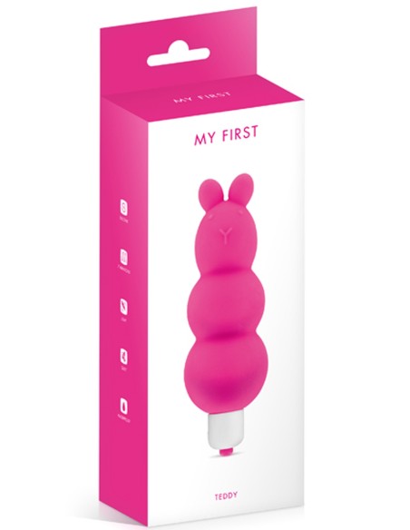 Vibrador estimulador impermeable rosa de 7 velocidades - CC5740000050