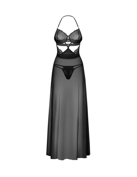Iliosa nightie and thong - Black