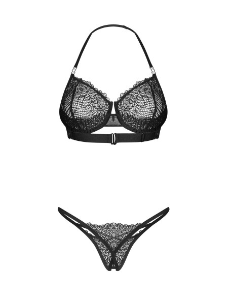 Iliosa open 2-delige set - Zwart