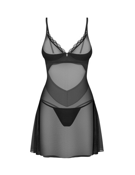 Stelisa nuisette et string - Noirs