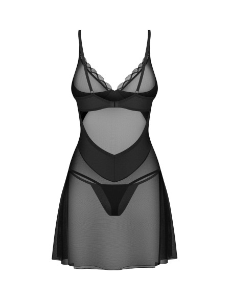 Stelisa nuisette et string - Noirs