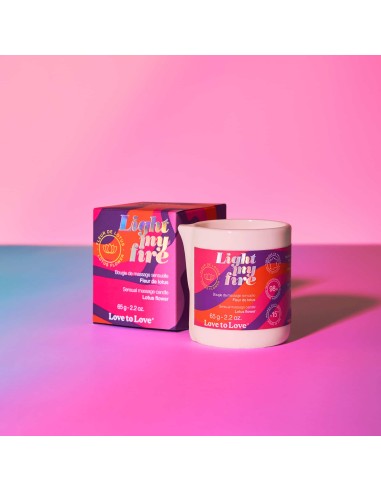 Light My Fire lotusbloem massagekaars 65G