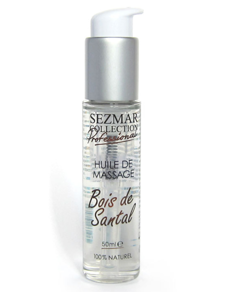 Professionele massageolie Sandelhout 100% natuurlijk 50 ml - SEZ092