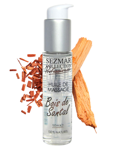 Professionele massageolie Sandelhout 100% natuurlijk 50 ml - SEZ092