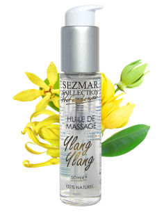 Aceite de masaje profesional Ylang Ylang 100% natural 50 ml - SEZ091