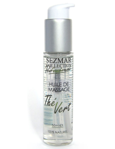Aceite de masaje profesional Té Verde 100% natural 50 ml - SEZ096