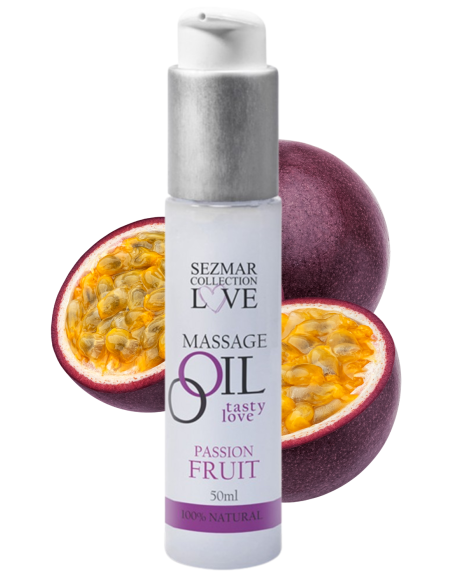 Passievrucht eetbare massageolie 50 ml - SEZ052