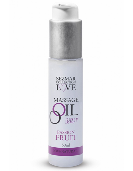 Passievrucht eetbare massageolie 50 ml - SEZ052